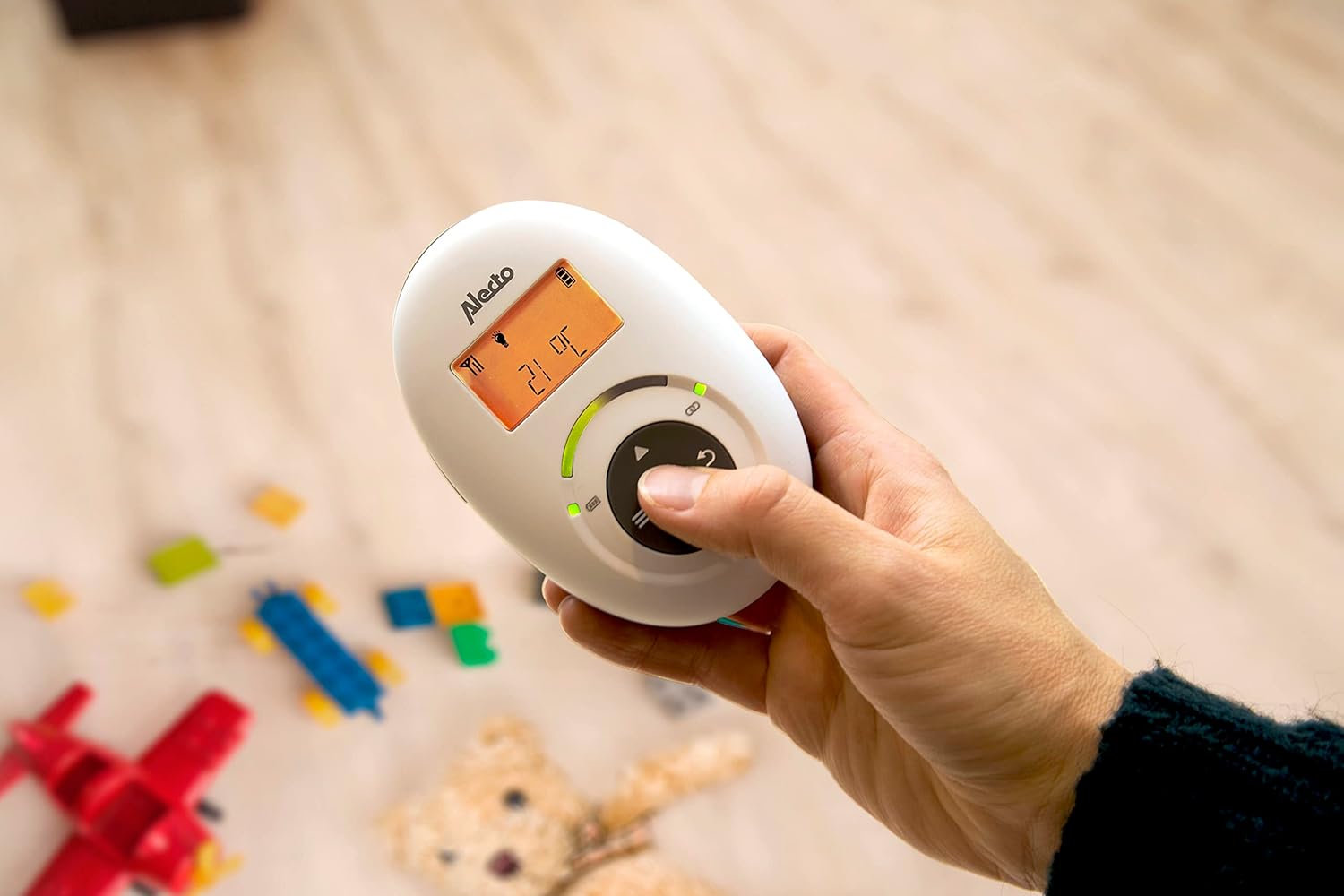 Alecto DBX-125 Babyphone Audio DECT, Bianco/Antracite - immagine 6