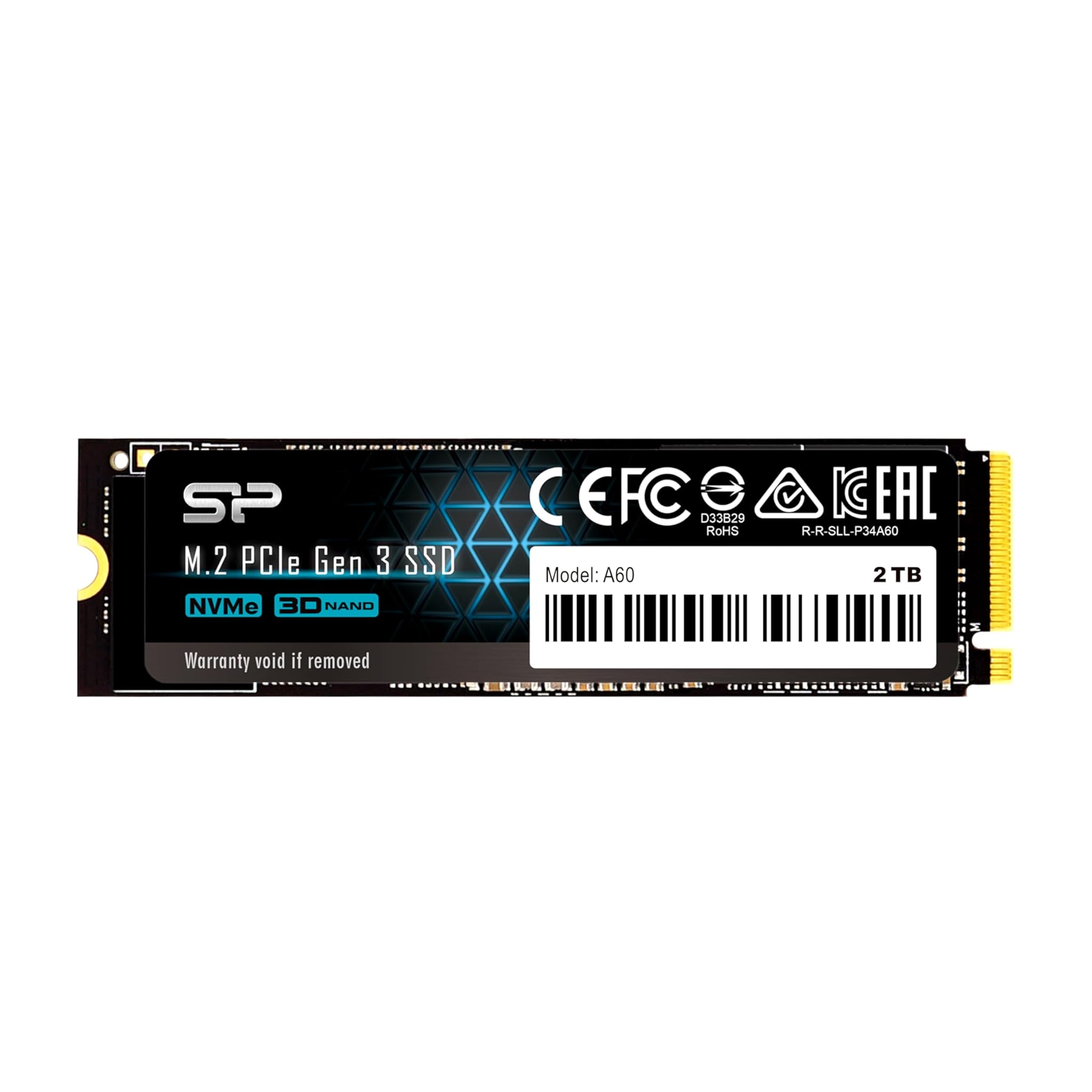 Silicon Power PCIe M.2 NVMe SSD 2TB Gen3x4