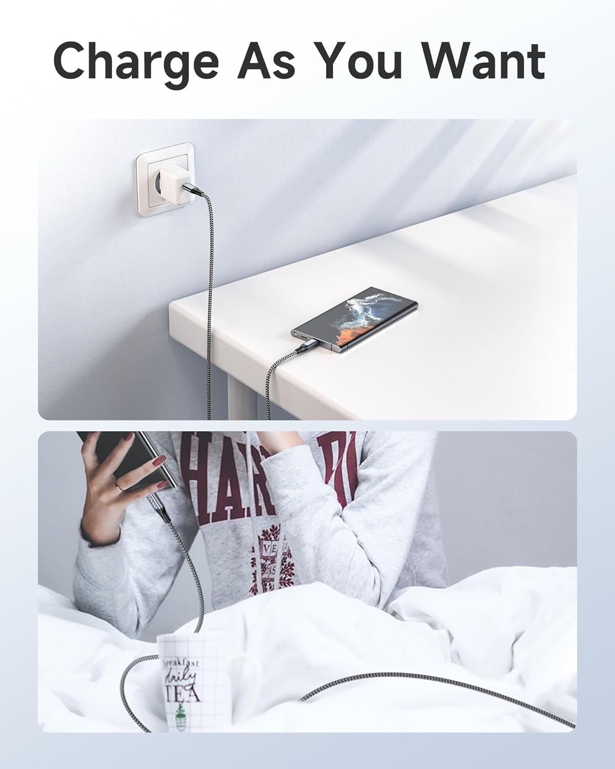 Raviad Cavo USB C 100W 2 Pezzi 1M con E-Mark Chip - immagine 6