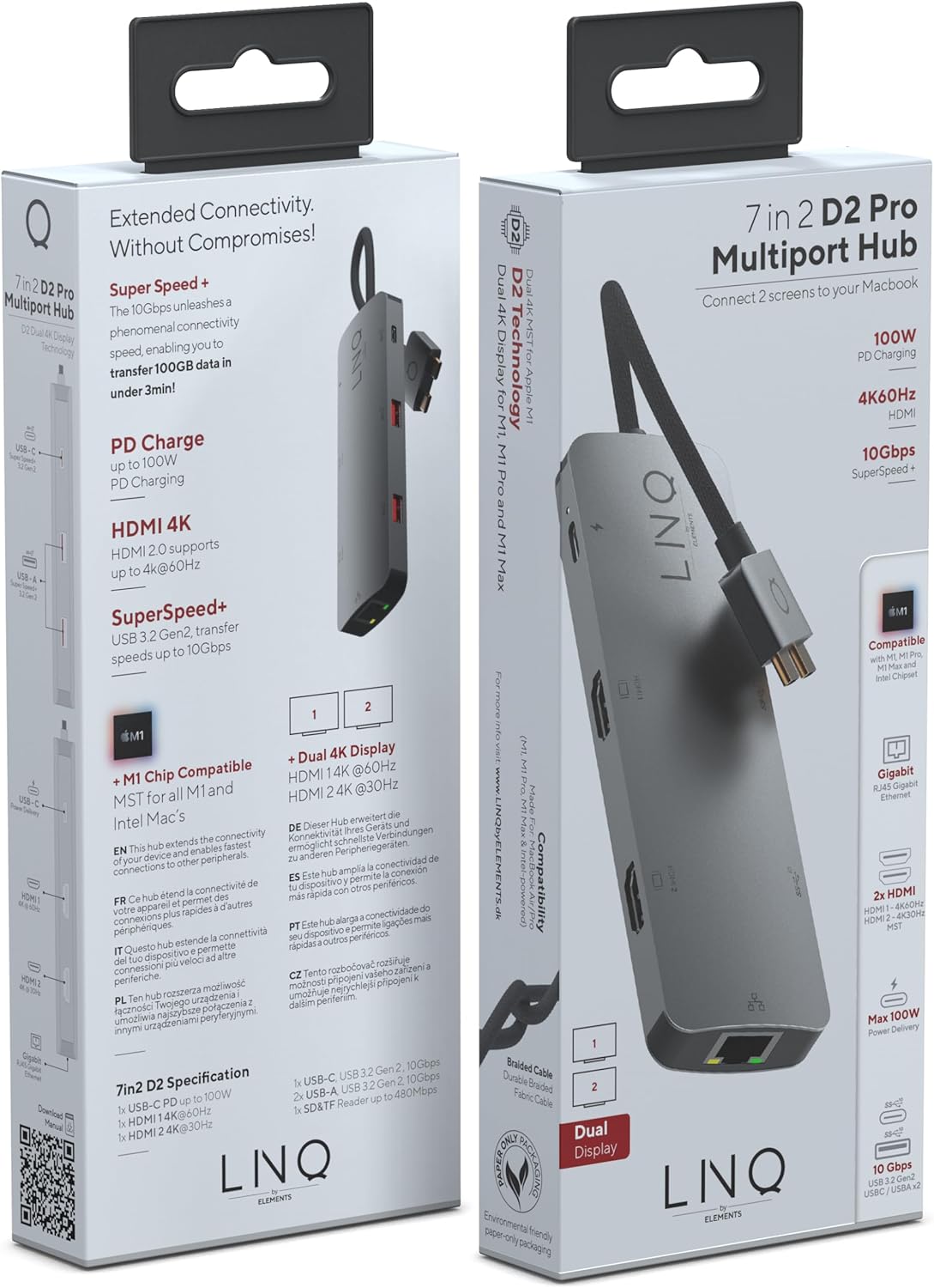 LINQ 7in2 D2 Pro MST USB-C Multiport Hub - immagine 8