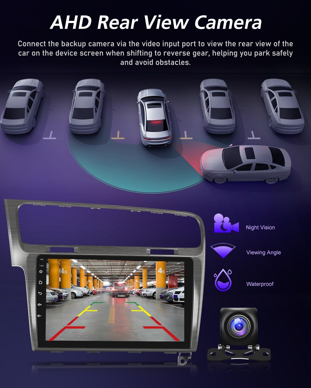 Nhopeew Autoradio per VW Golf 7 MK7 (2012-2020) - immagine 5