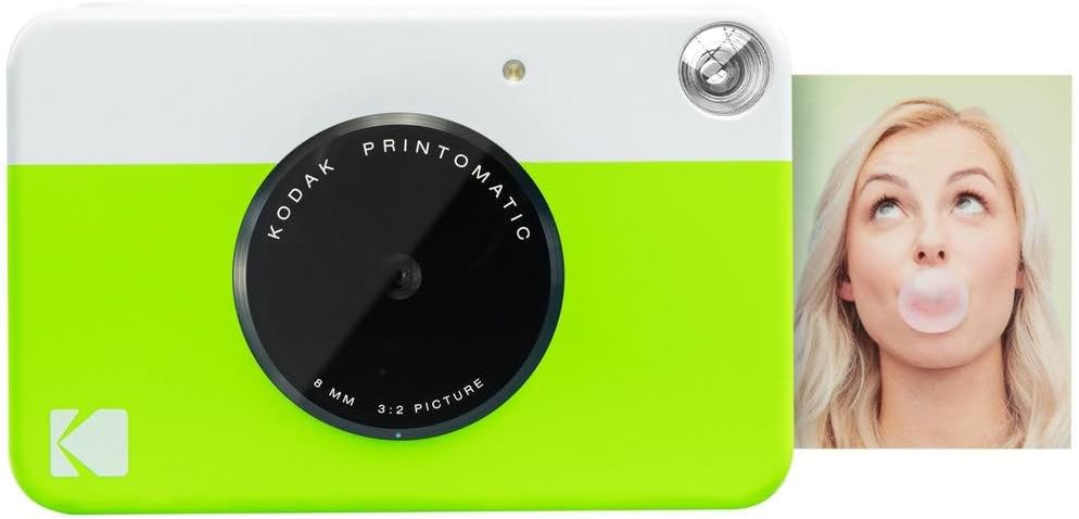 Kodak Pacchetto Deluxe Fotocamera Istantanea Printomatic Verde - immagine 2