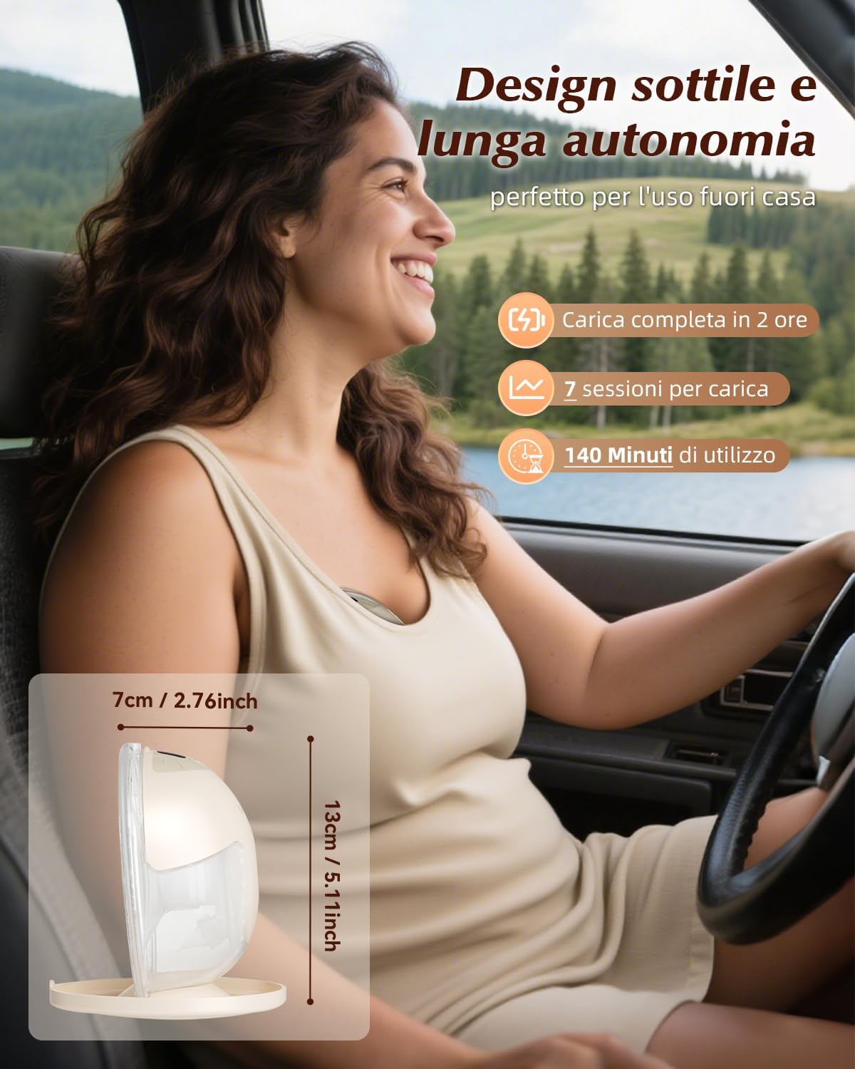 Tiralatte Elettrico Doppio 19 Livelli 4 Modalità - immagine 4