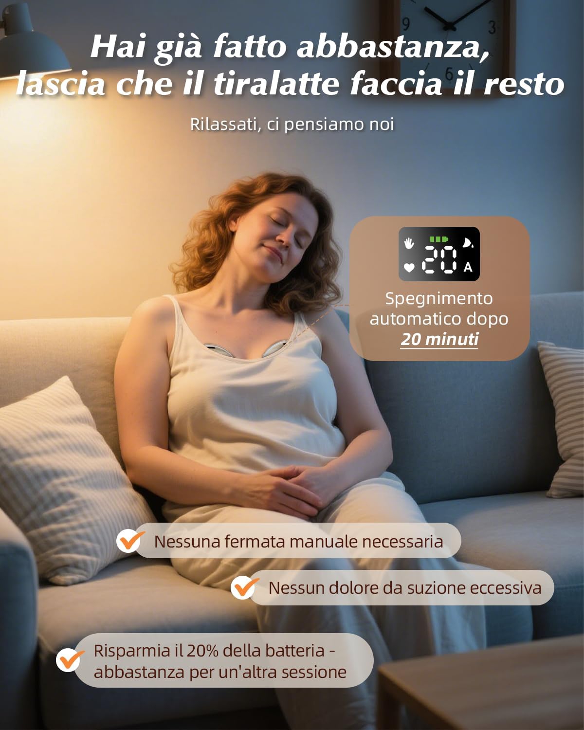 Tiralatte Elettrico Doppio 19 Livelli 4 Modalità - immagine 5