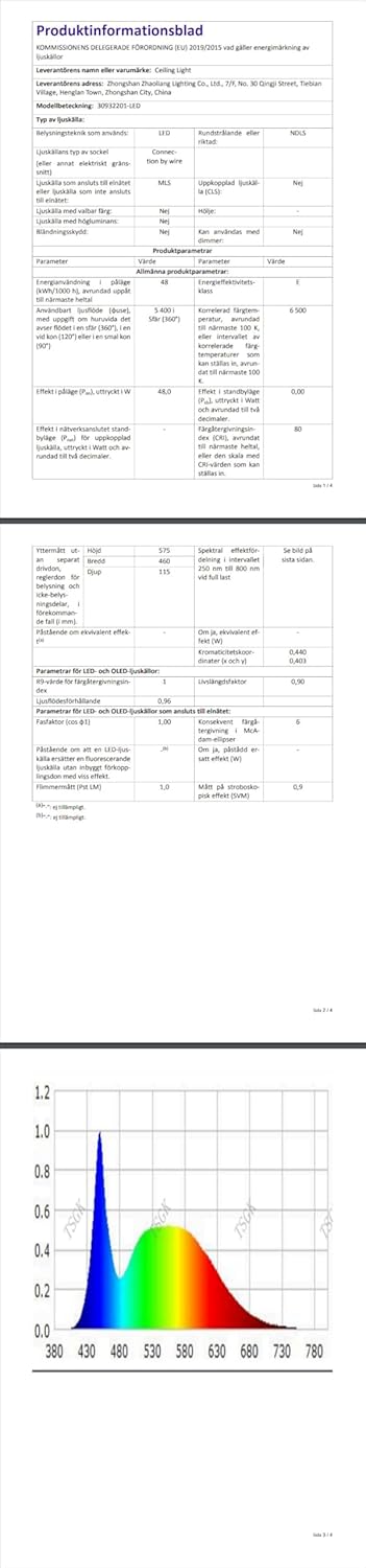 Delipop Plafoniera LED Soffitto 58cm 48W 6500K - immagine 16