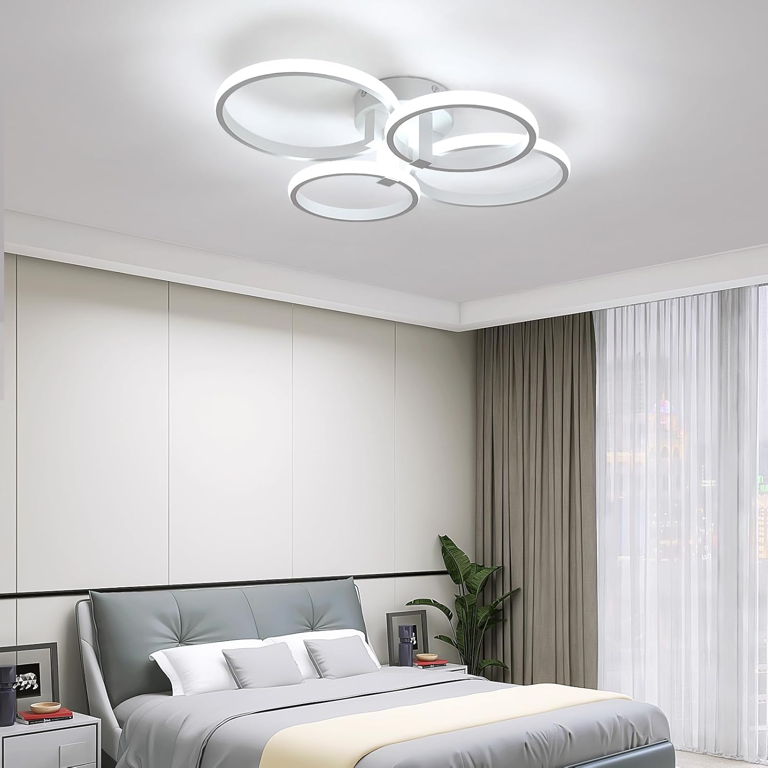 Delipop Plafoniera LED Soffitto 58cm 48W 6500K - immagine 8