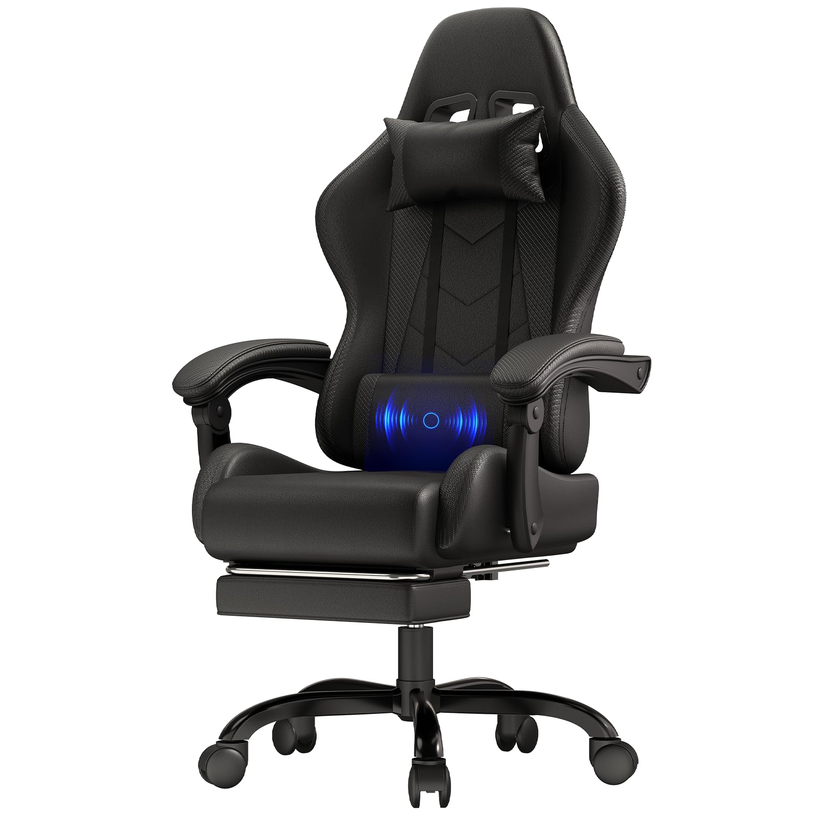 Jummico Sedia Gaming Ufficio Ergonomica, Nera