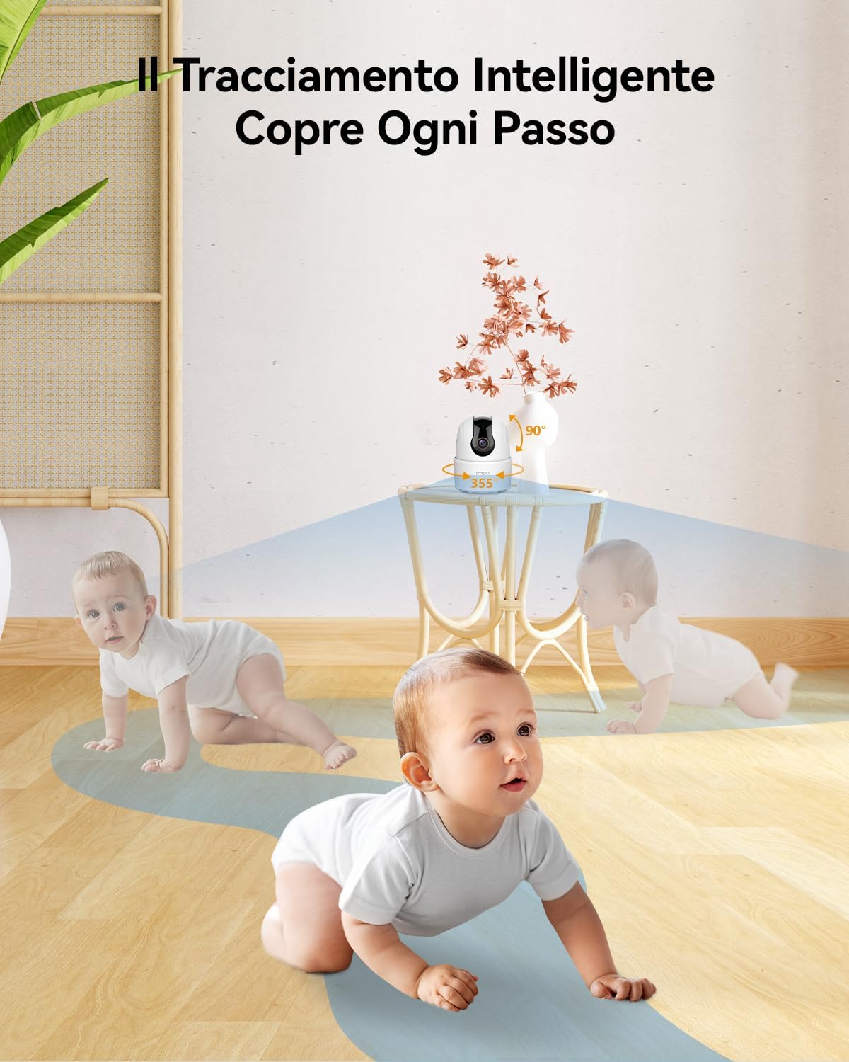 Imou 5MP Telecamera WiFi Interno 3K - immagine 5