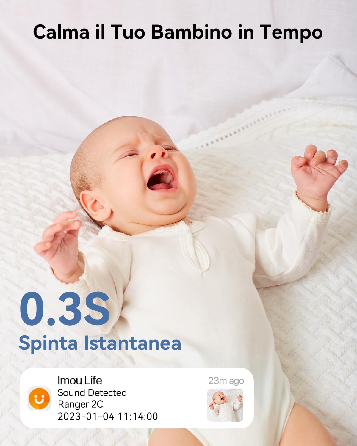 Imou 5MP Telecamera WiFi Interno 3K - immagine 7