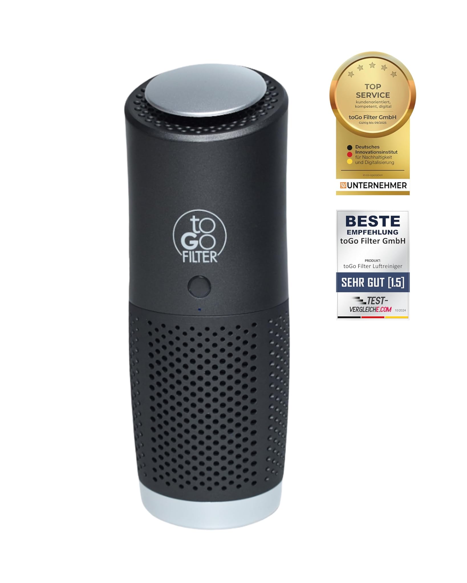 toGo Filter Purificatore d'aria Portatile con Batteria