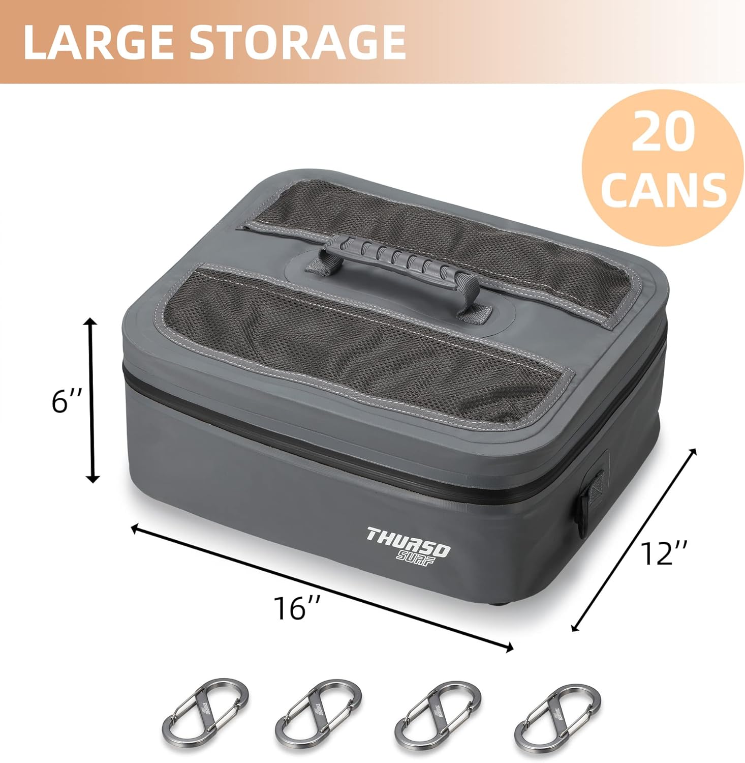 Thurso Surf PVC SUP Deck Bag Cooler - immagine 2