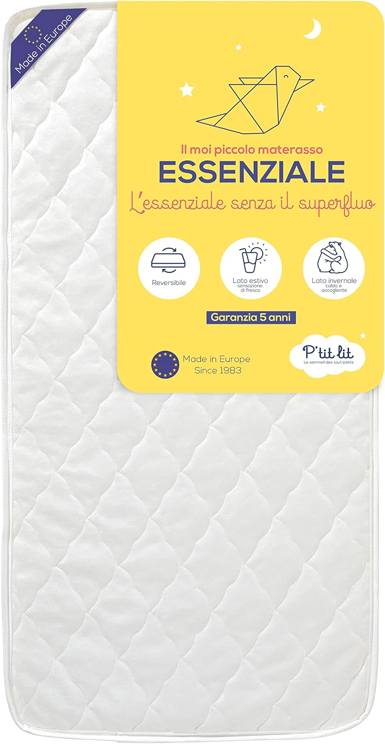 P'tit Lit - Materasso Bambino Indispensabile 60x120 cm - immagine 3