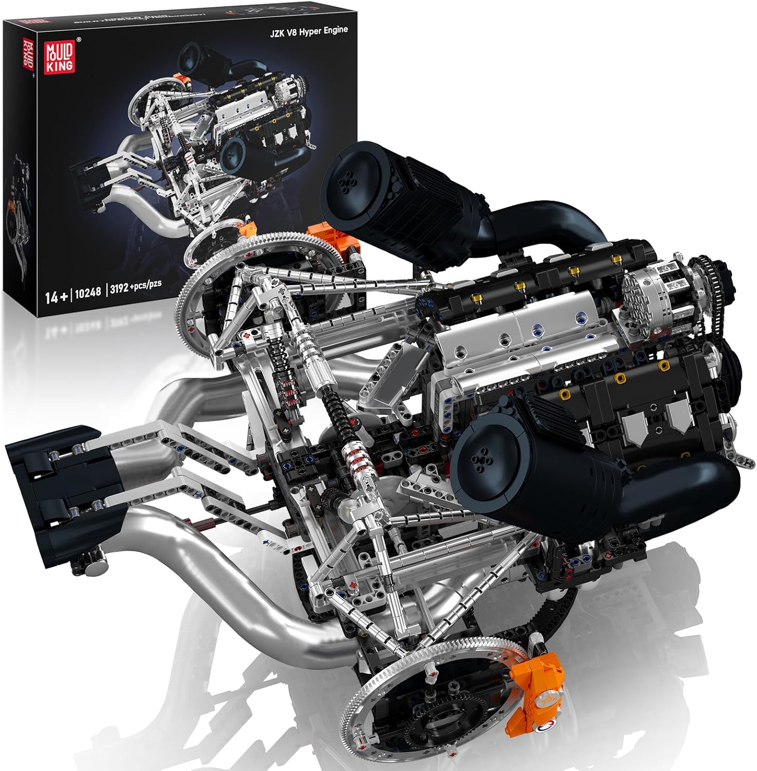 Mould King 10248 Technik V8 - Kit Modellino 3192 Pezzi - immagine 1