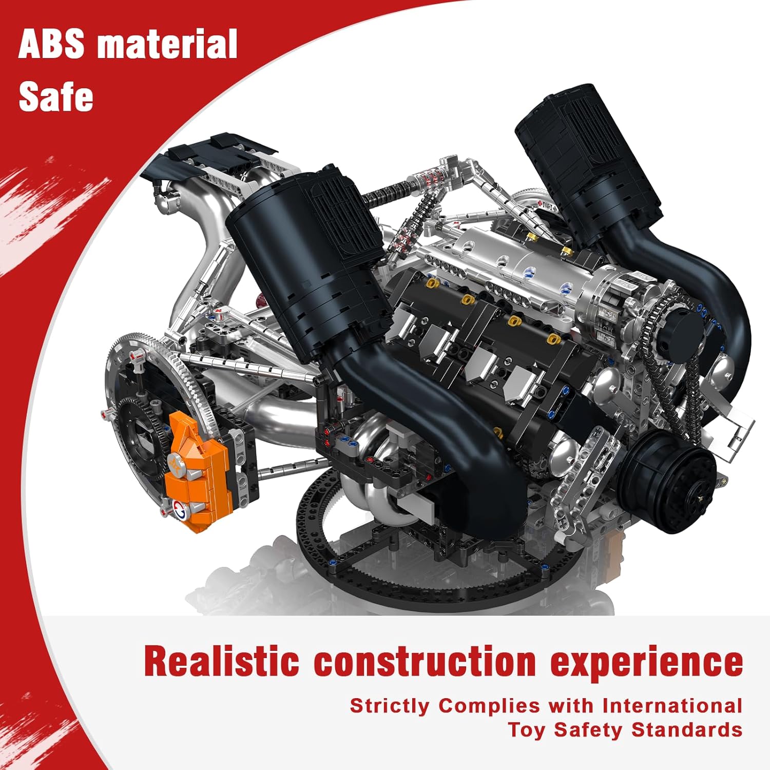 Mould King 10248 Technik V8 - Kit Modellino 3192 Pezzi - immagine 3