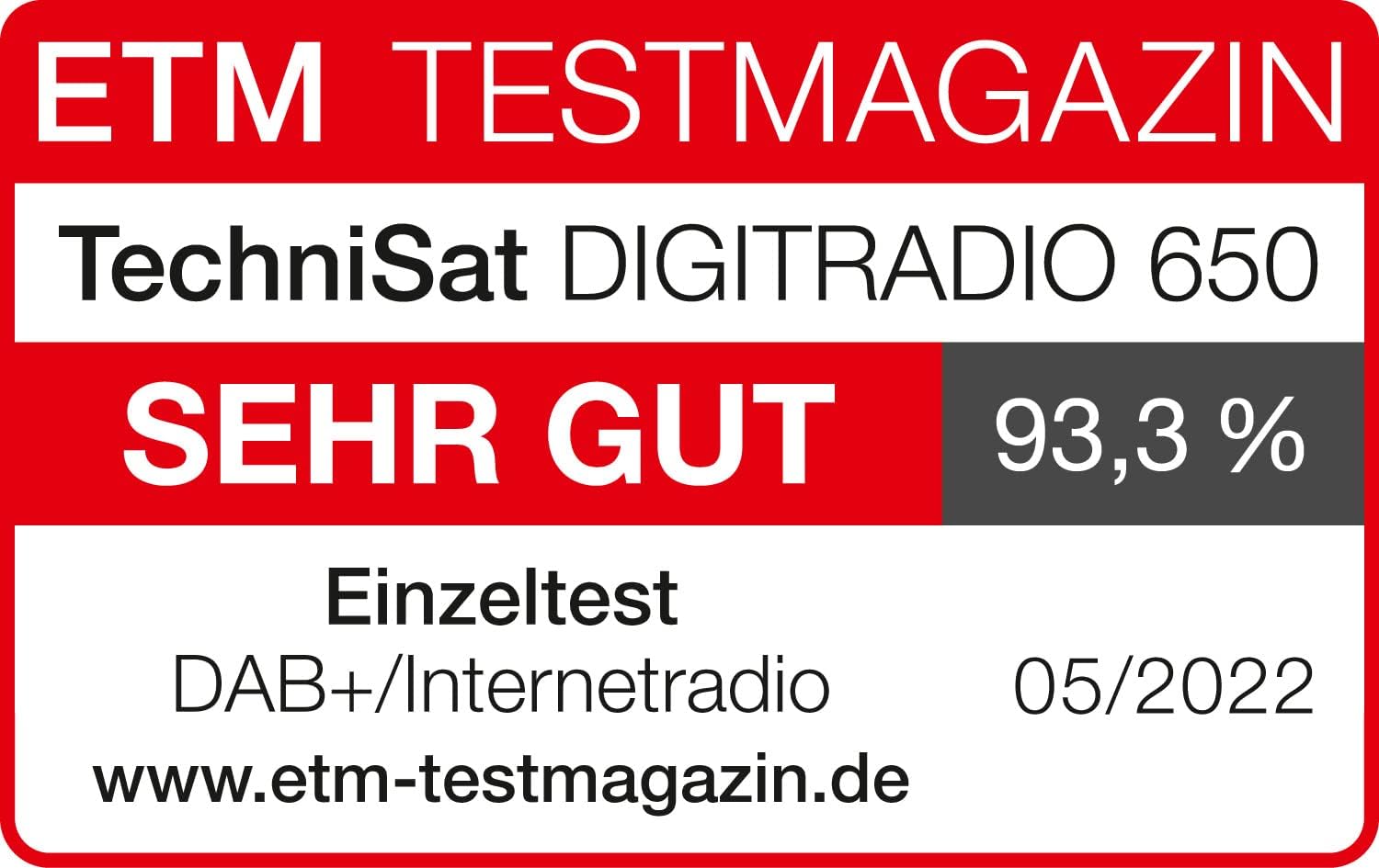 TechniSat DIGITRADIO 650 Internet Digitale Antracite, Noce - immagine 13