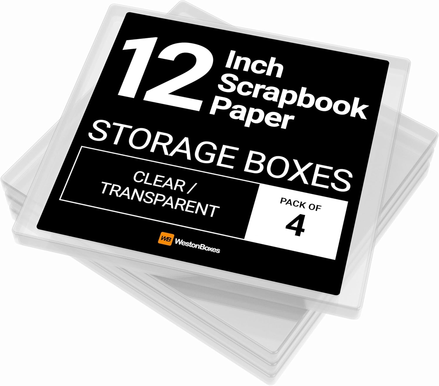 Westonboxes Scatola Porta Scrapbooking (4 Pezzi) - immagine 1