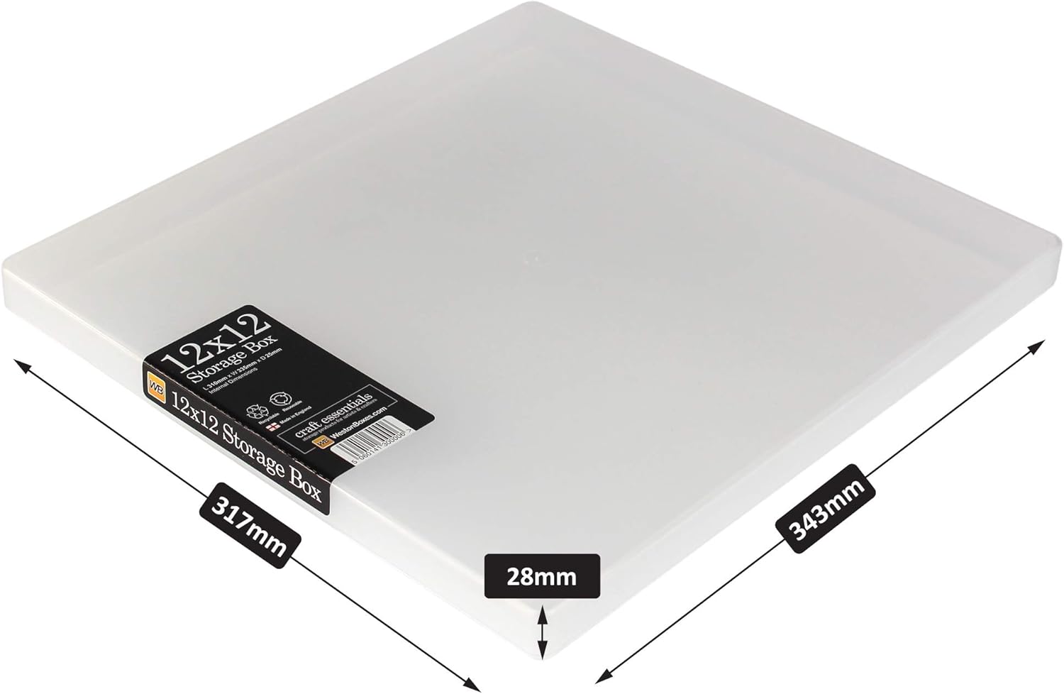 Westonboxes Scatola Porta Scrapbooking (4 Pezzi) - immagine 2