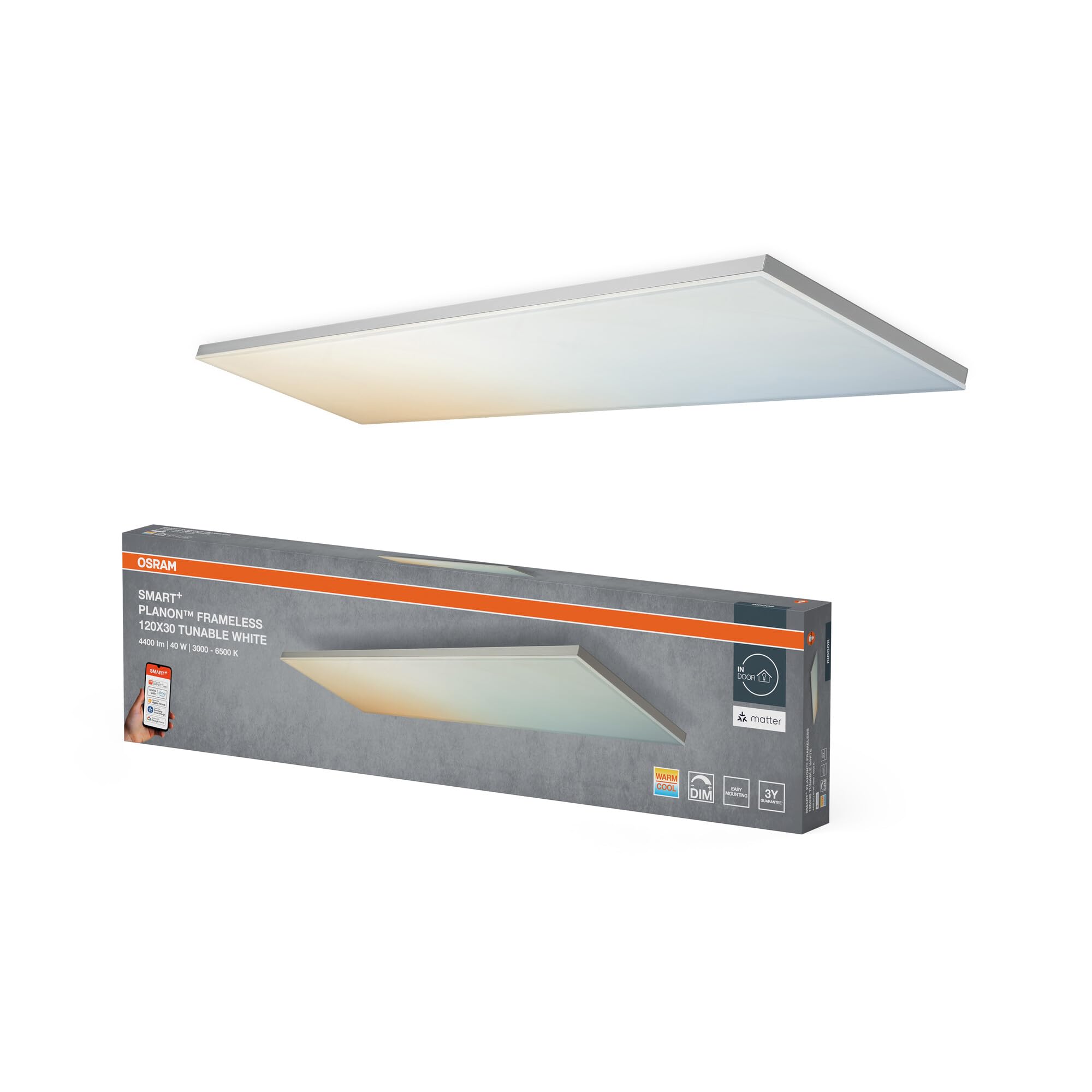 Osram SMART+ Matter PLANON - Pannello LED 1200x300mm