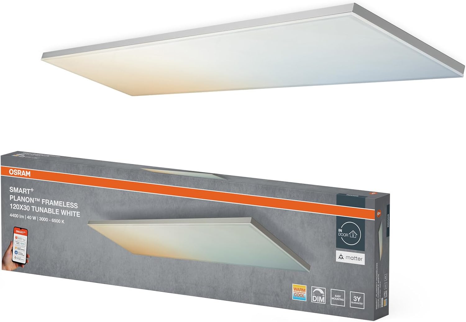 Osram SMART+ Matter PLANON - Pannello LED 1200x300mm - immagine 1