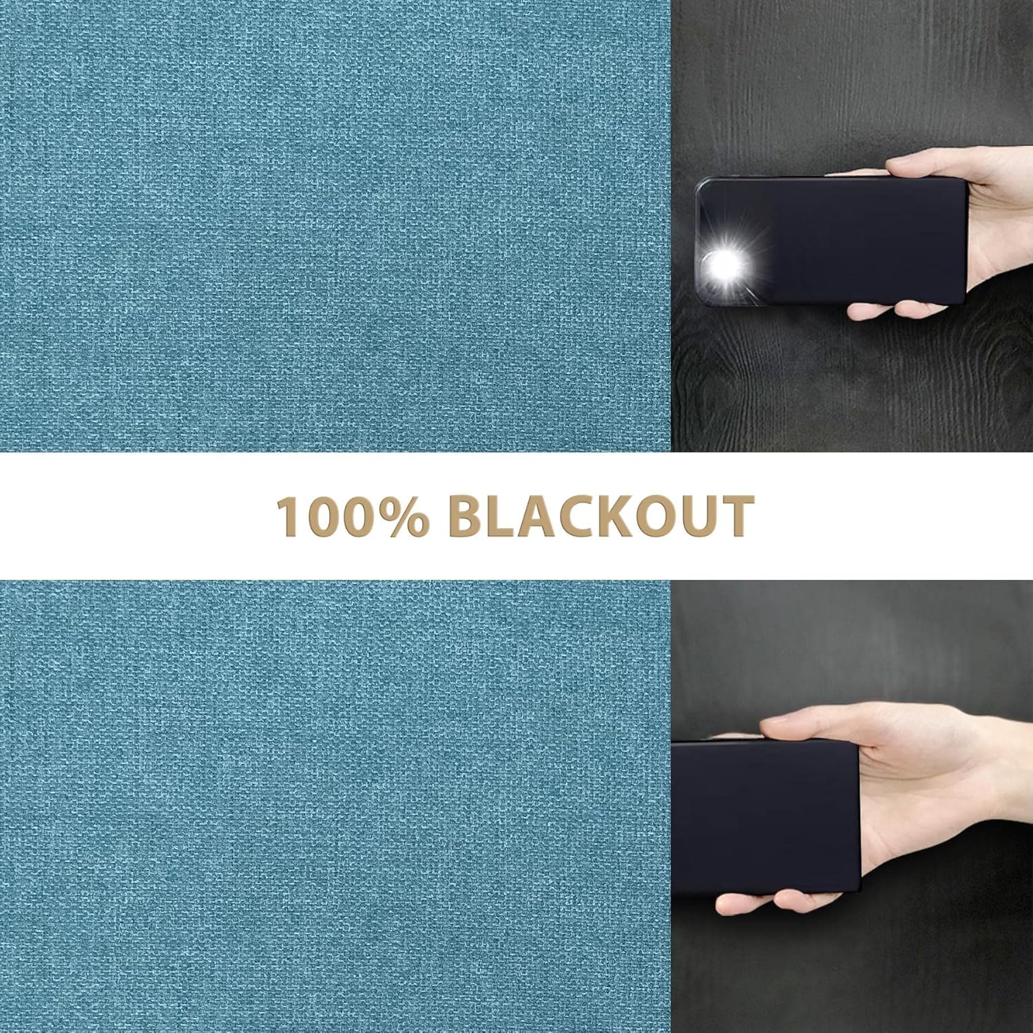 Always4u Tende Oscuranti Termiche con Occhielli, Verde - immagine 3