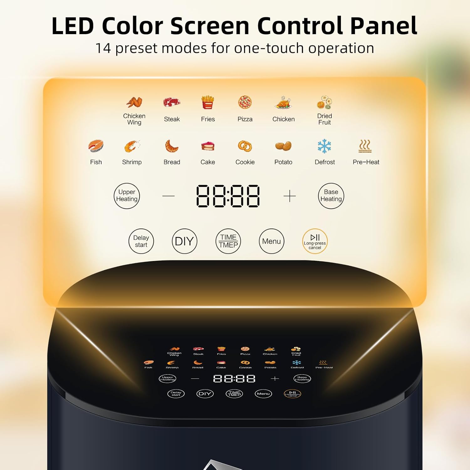 Uten Friggitrice ad Aria 5,5L Doppia Resistenza - immagine 4