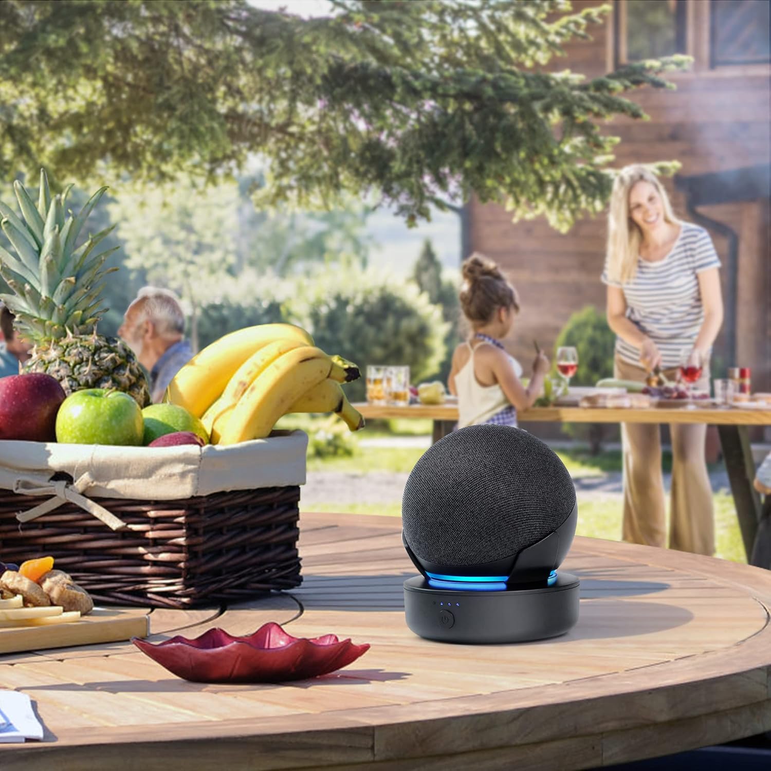 Batteria Portatile 5000mAh per Dot 4ª & 5ª generazione, Nero - immagine 5