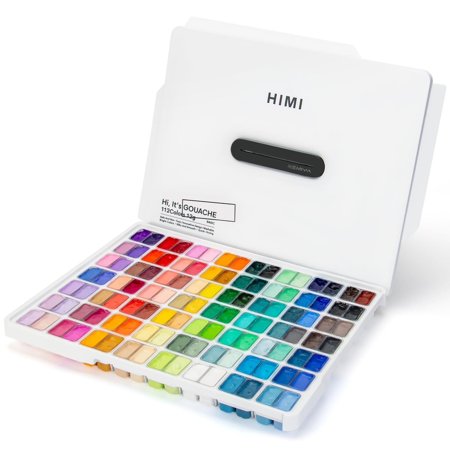 Artfly HIMI - Set Pittura a Guazzo 112 Colori x 12ml
