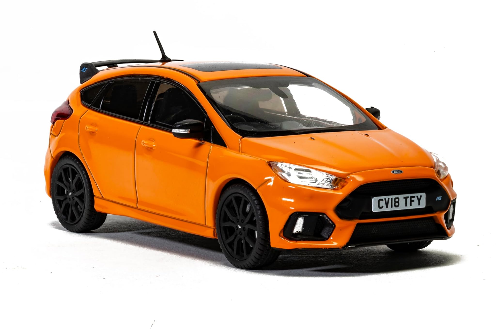 Corgi Ford Focus Mk3 RS Heritage Edition, Modello pressofuso Arancione Intenso