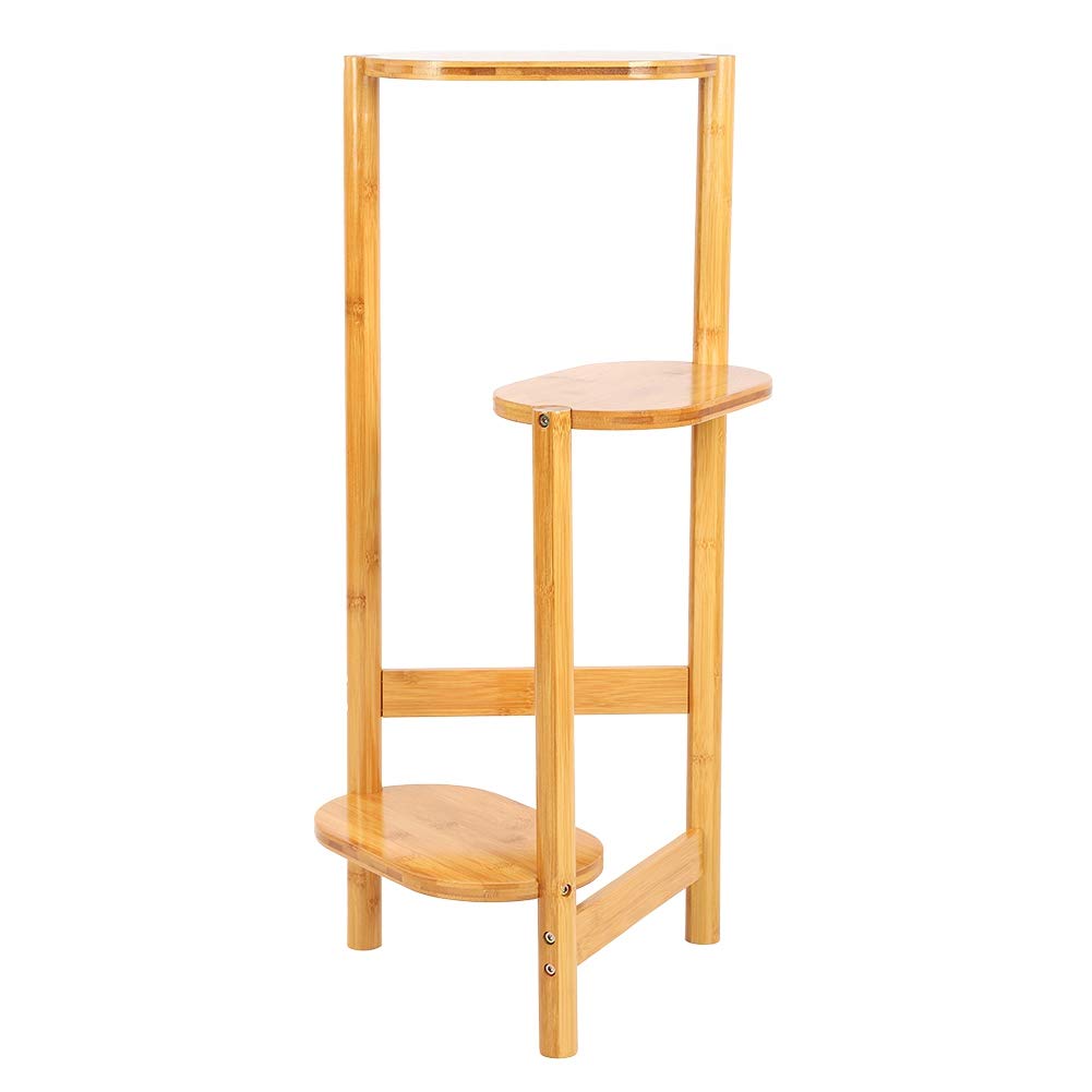 Espositore per Fiori e Piante in Bambù a 3 Piani