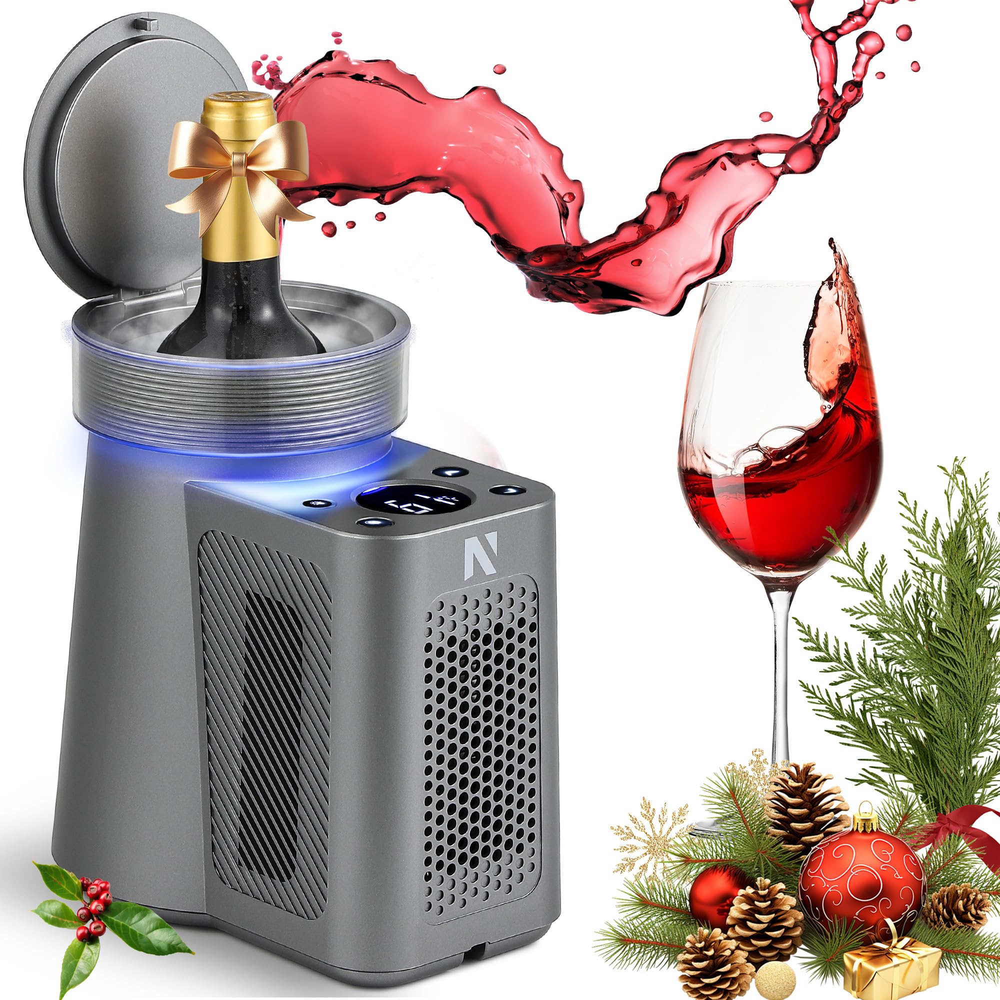 Newtry Refrigeratore Vino Elettrico per Bottiglie Singole