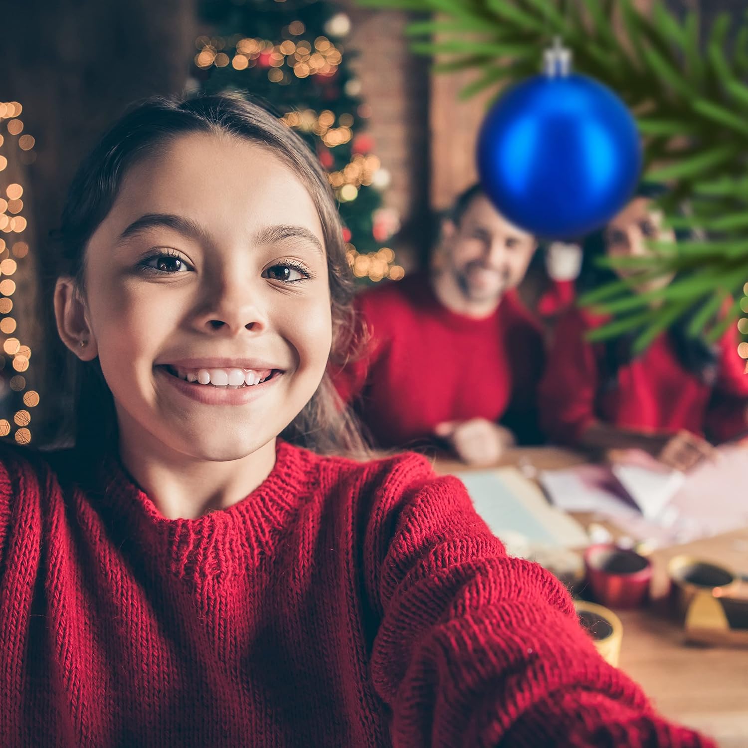 Relaxdays Palline di Natale Set da 100, Blu - immagine 5