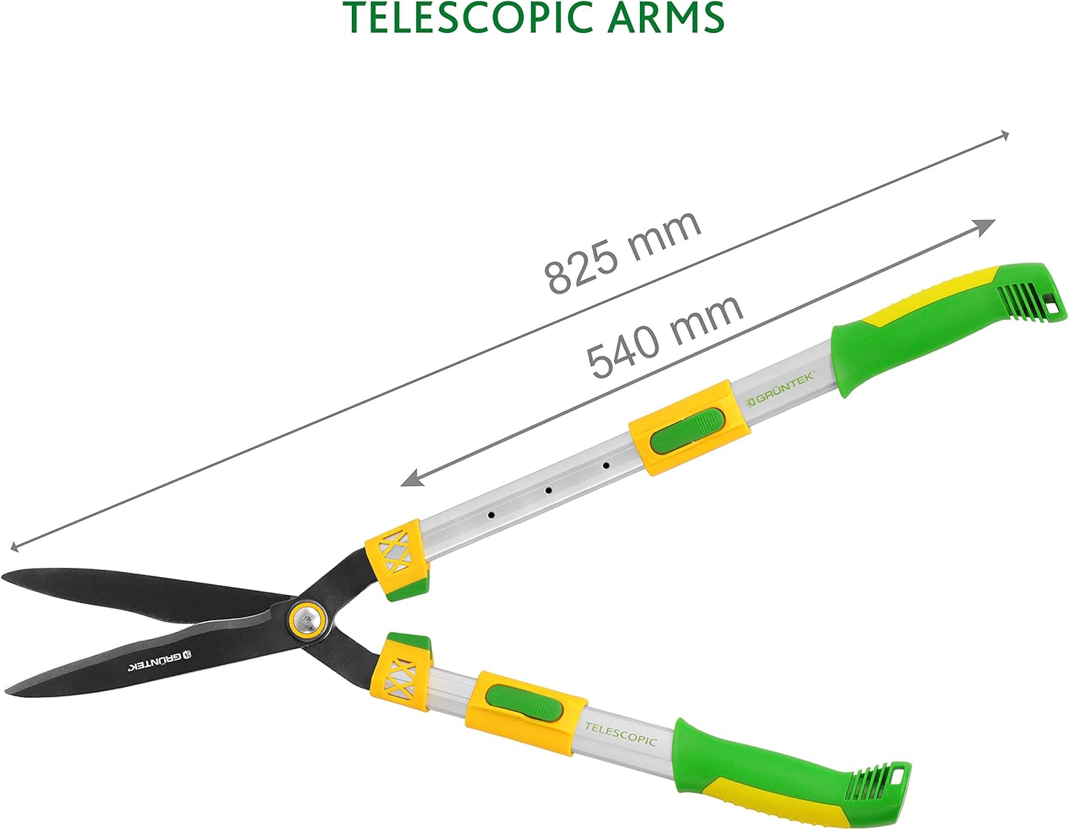 Grüntek Cesoia per Siepi con Manici Allungabili - immagine 2