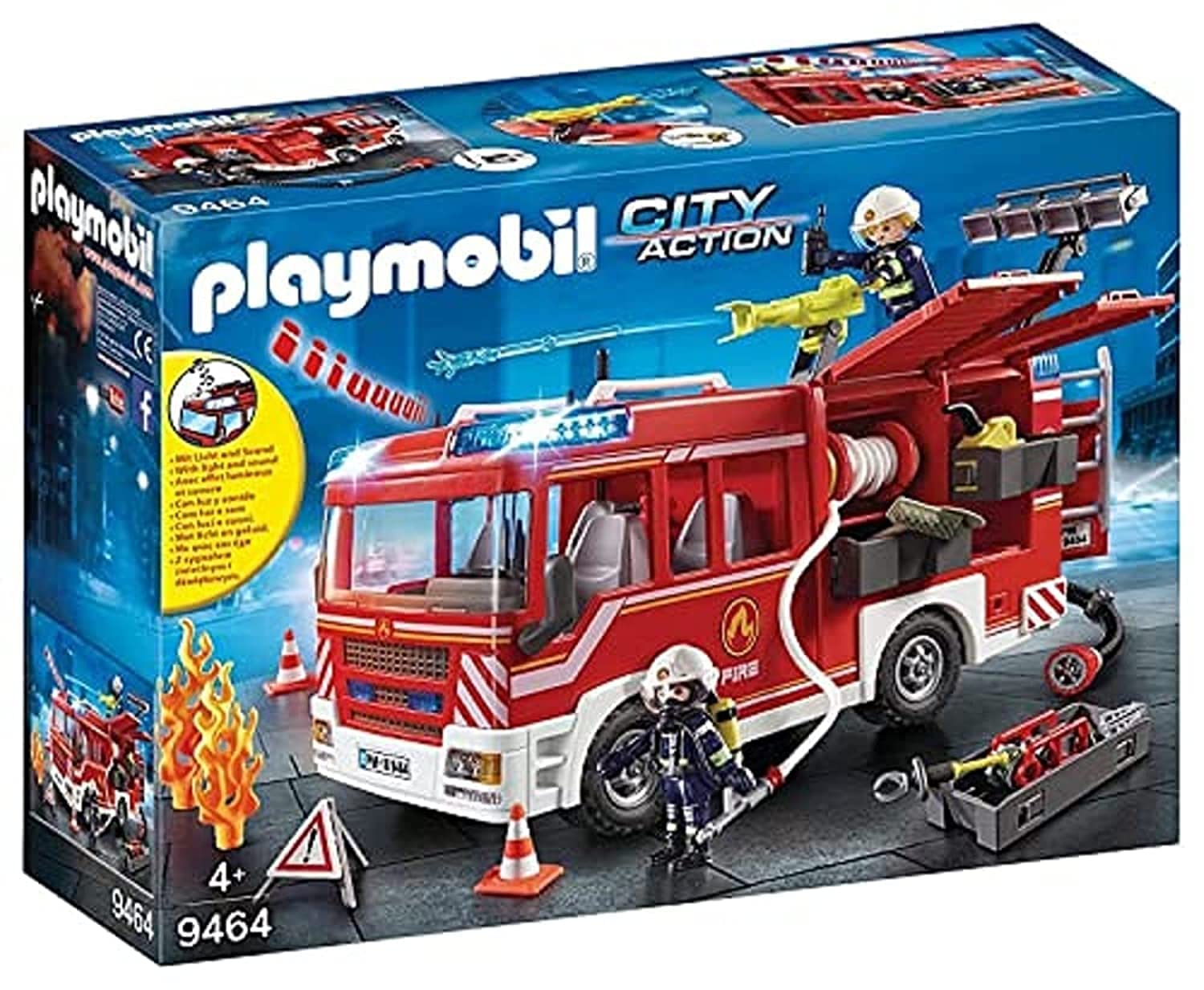 PLAYMOBIL City Action 9464 Autopompa Vigili del Fuoco