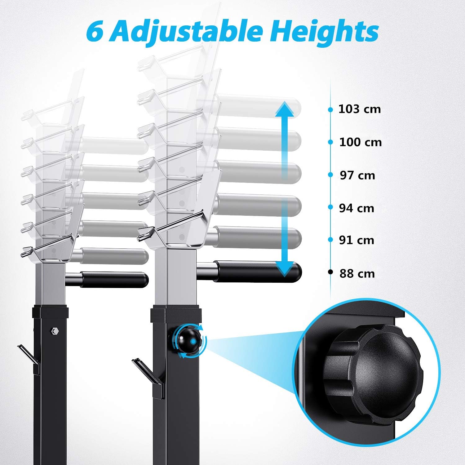 Winnow Panca Regolabile Pieghevole per Allenamento Pesi - immagine 4