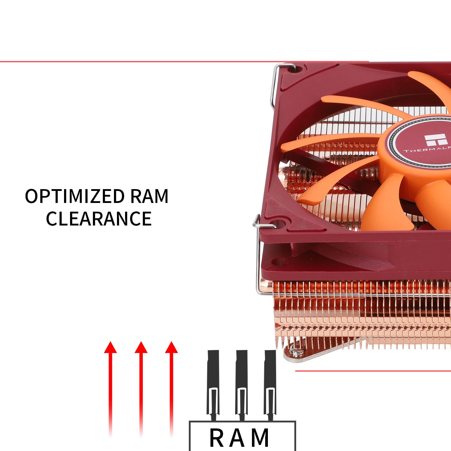 Tr AXP90-X47 - Raffreddatore CPU Low Profile 47mm, Rame - immagine 3