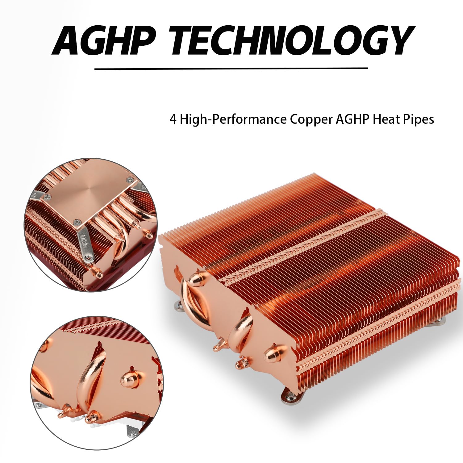 Tr AXP90-X47 - Raffreddatore CPU Low Profile 47mm, Rame - immagine 4