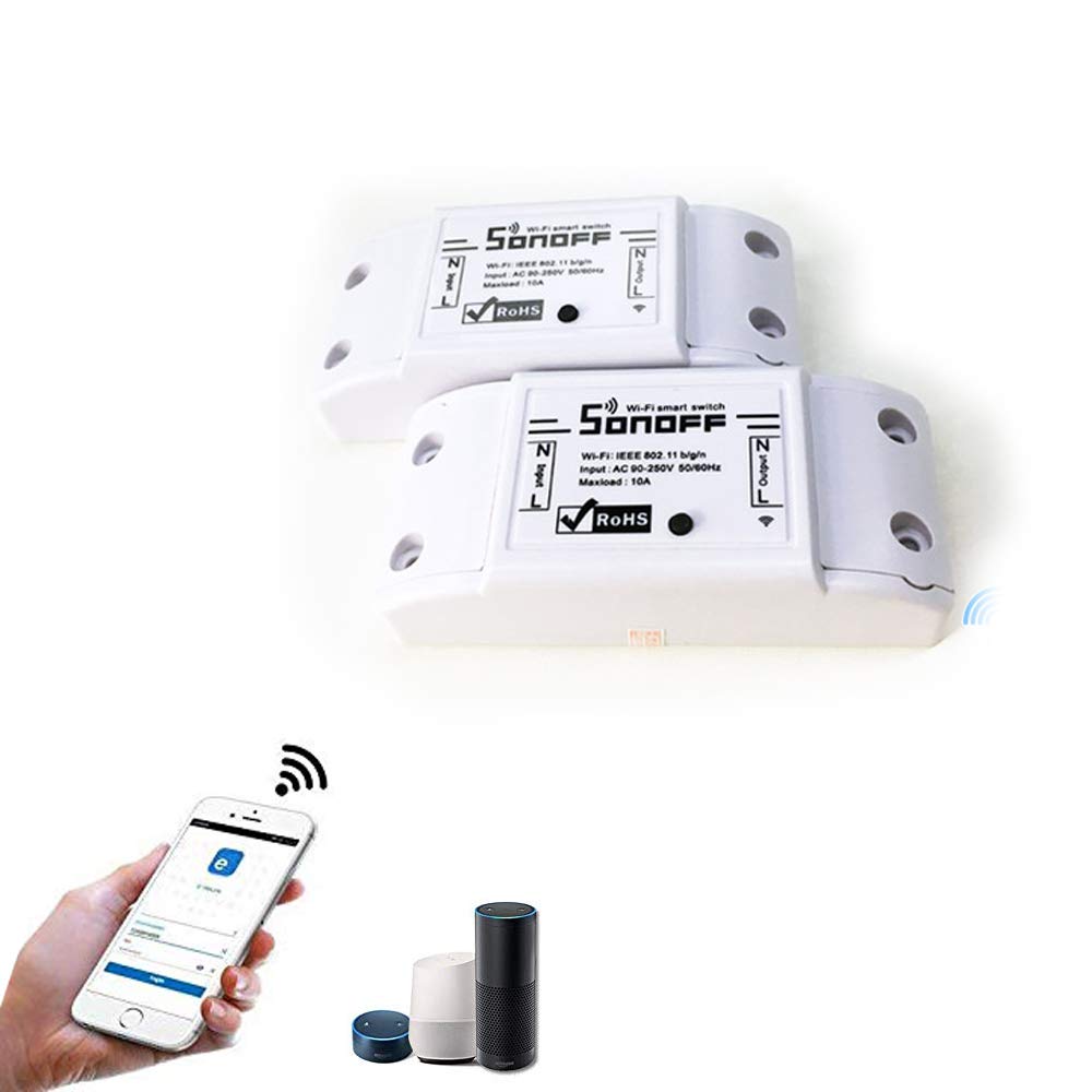 Sonoff Smart WiFi Interruttore Telecomando Wireless (2pz)