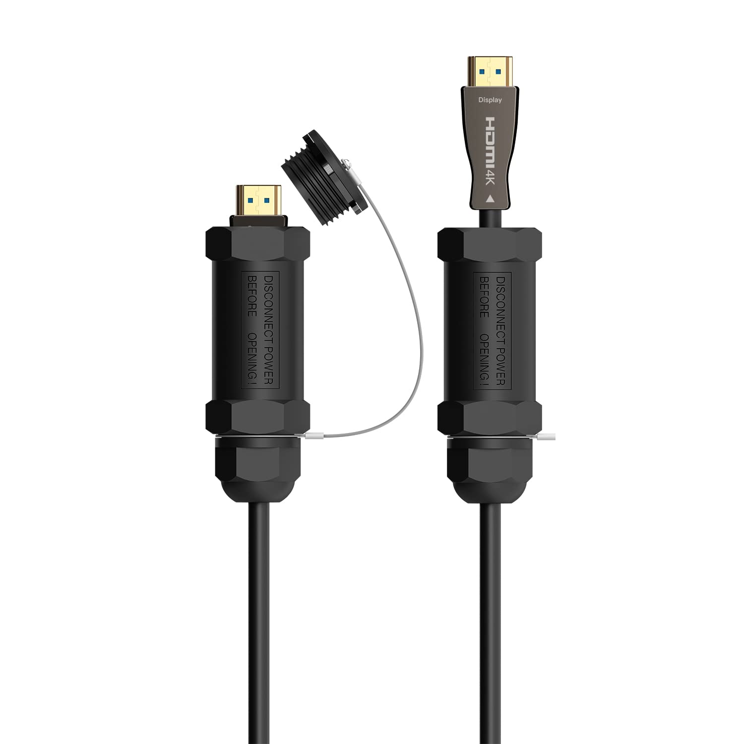 AISENS CABLE HDMI CON ARMADURA 2.1 8K A153-0611 HDMI MACHO HDMI MACHO 20M NEGRO