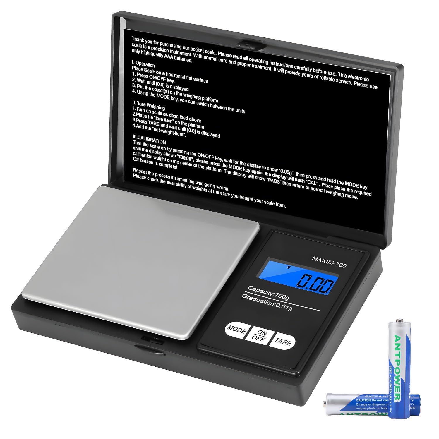Vinabo Bilancia Precisione 700g/0.01g, Digitale Portatile - immagine 1