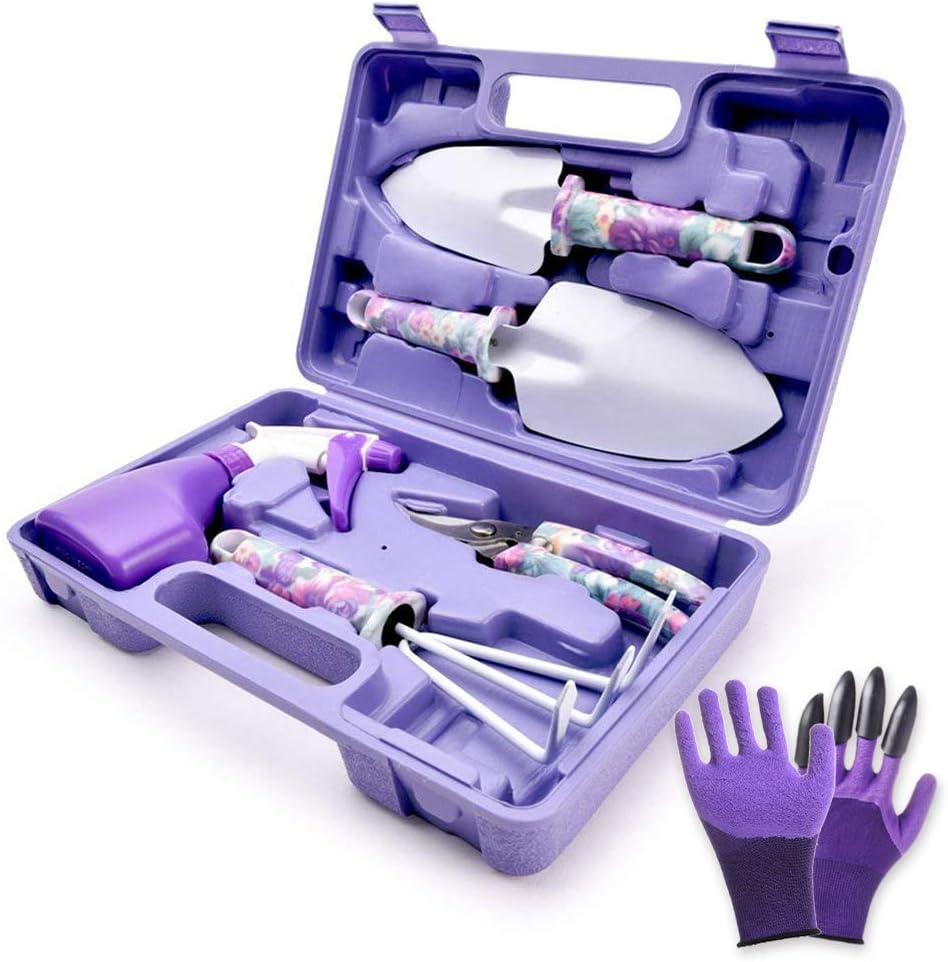 Wisdomlife - Set 6 Attrezzi da Giardino con Custodia - immagine 1