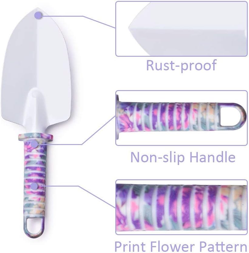 Wisdomlife - Set 6 Attrezzi da Giardino con Custodia - immagine 4