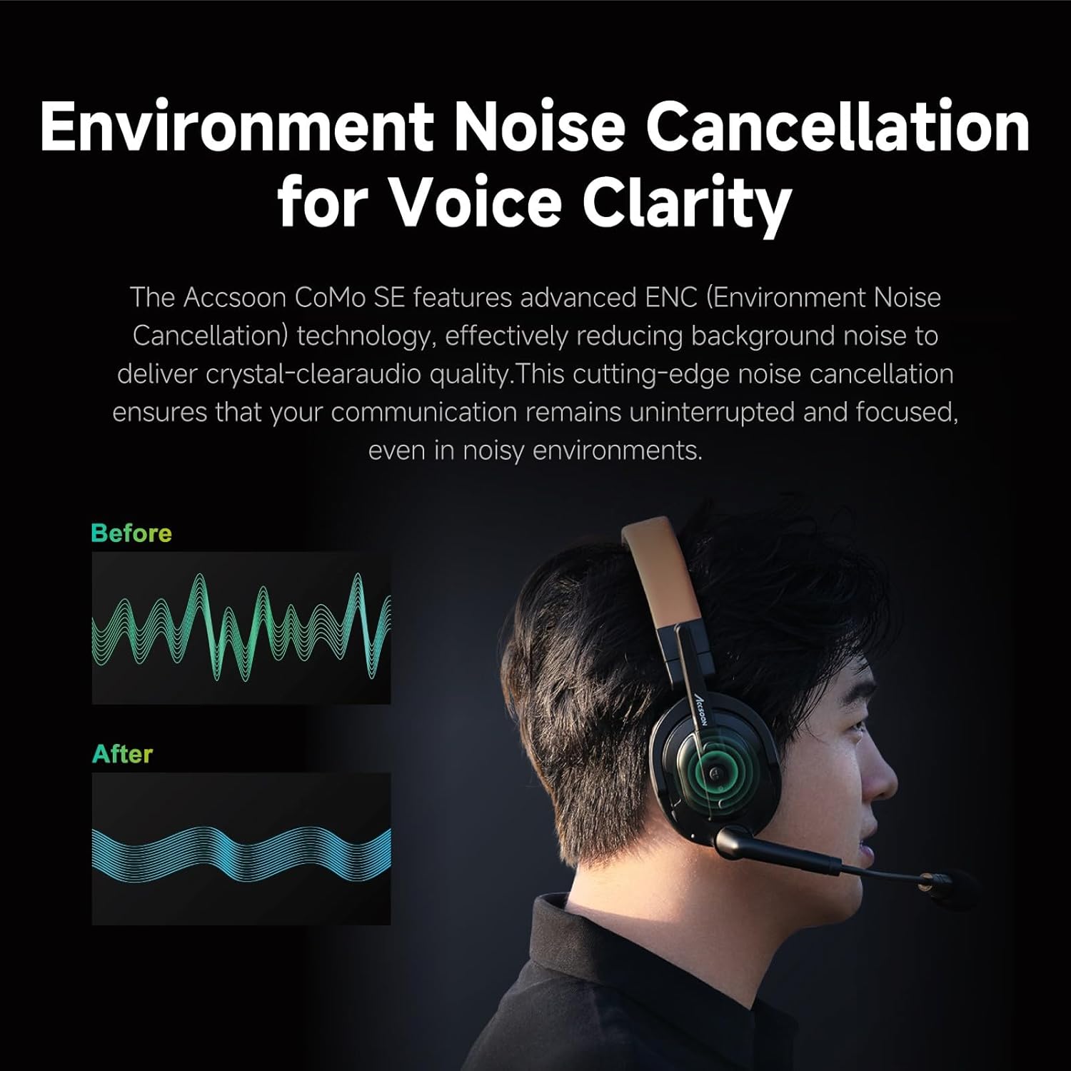 Accsoon Como SE - Cuffie Interfono Wireless per 5 Persone - immagine 5