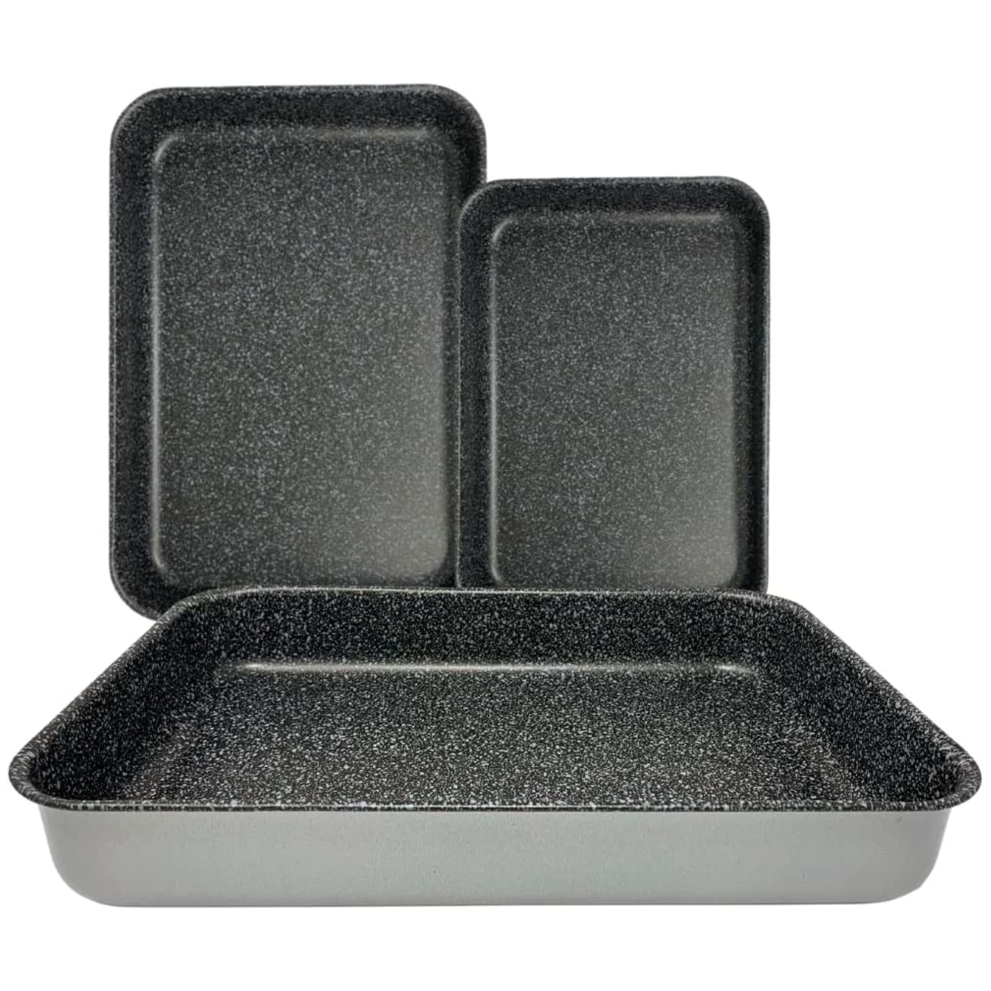 Namai - Set 3 Teglie Forno Antiaderenti Alluminio