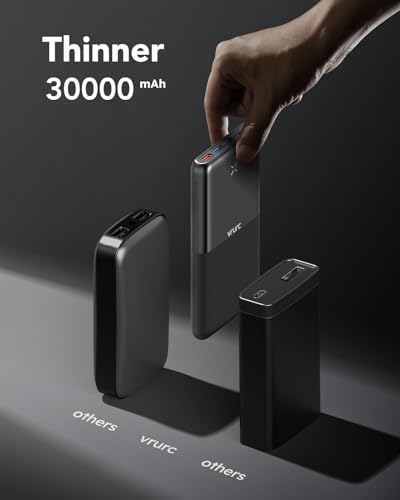 Vrurc Power Bank 30000 mAh 22.5W Ricarica Rapida - immagine 2