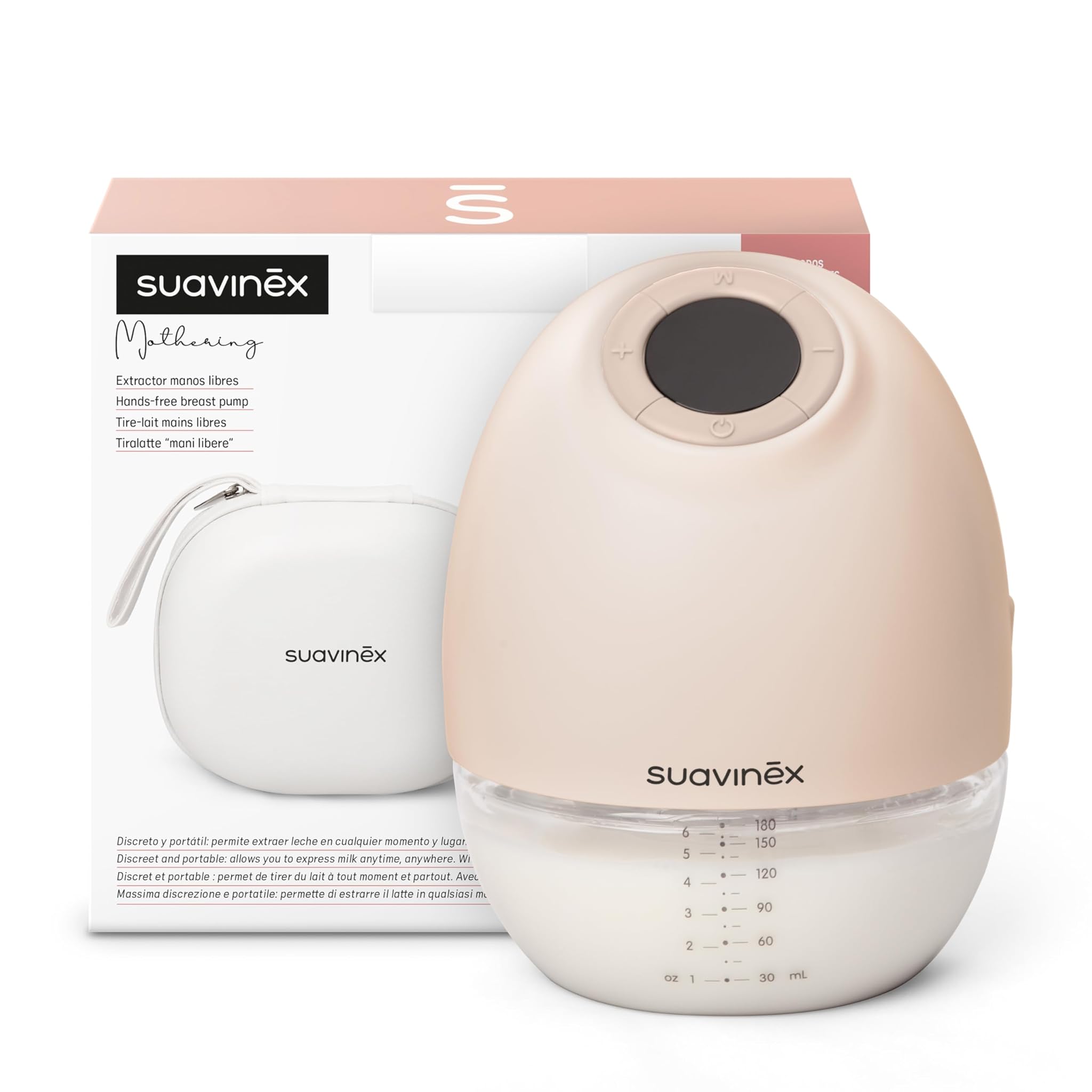 Suavinex Tiralatte Portatile a Mani Libere 180ml