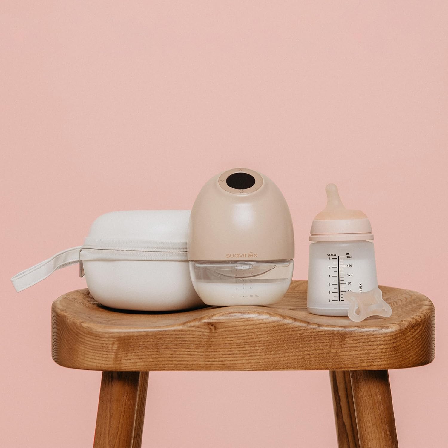 Suavinex Tiralatte Portatile a Mani Libere 180ml - immagine 14