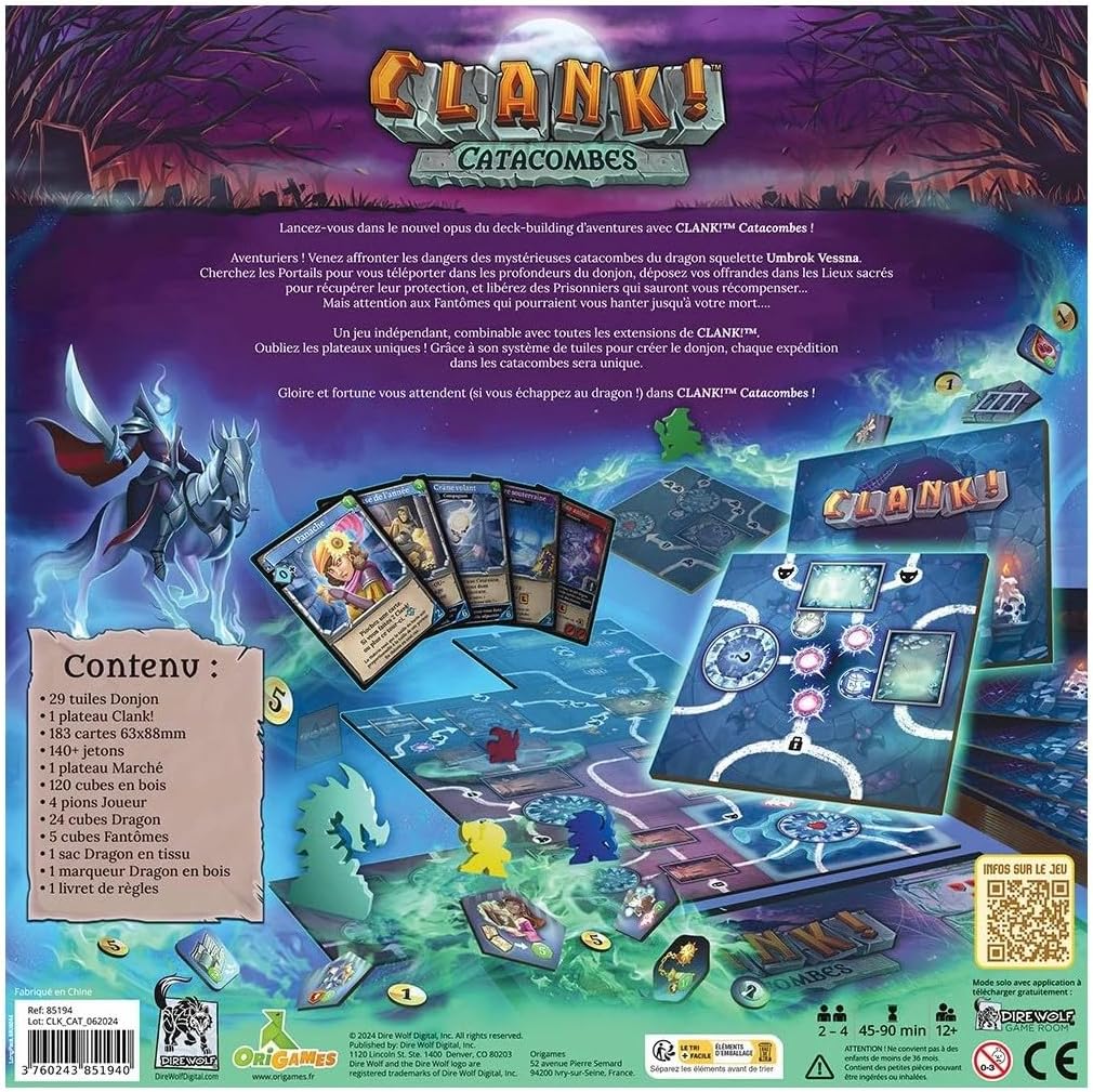 Origami - Clank! Catacombes 85194 - Gioco Deck Building - immagine 2