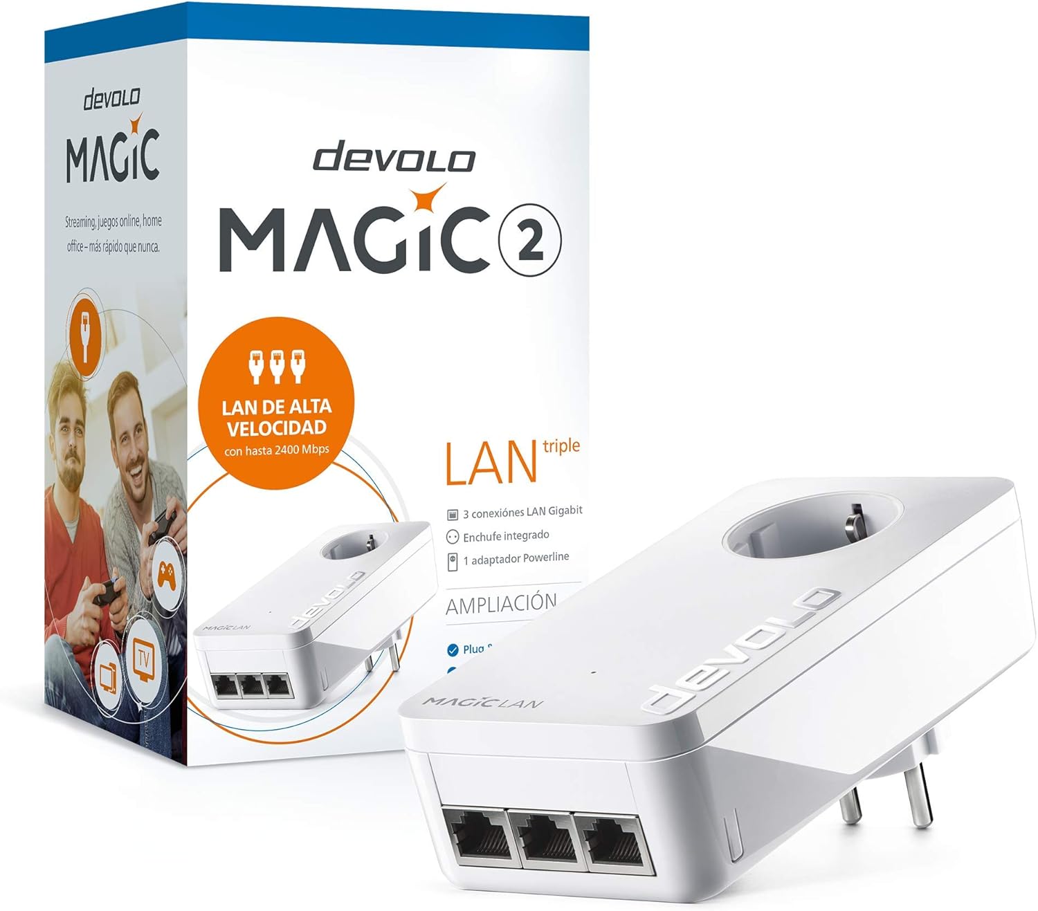 Devolo Magic 2 LAN - Adattatore Complementare Triplo - immagine 4
