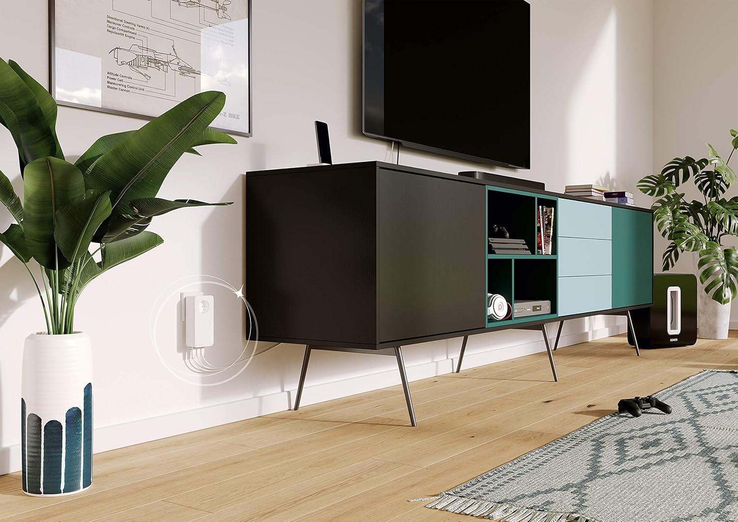 Devolo Magic 2 LAN - Adattatore Complementare Triplo - immagine 5