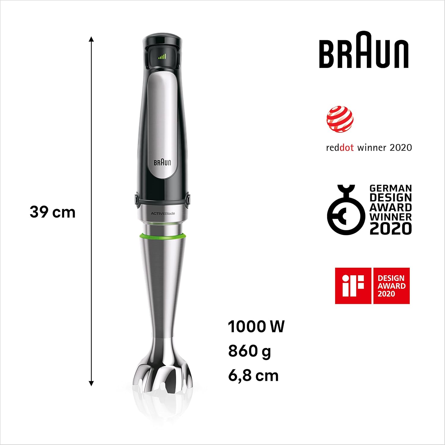 Braun Multiquick7 MQ7087X - Minipimer Frullatore Immersione - immagine 3